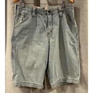 Vintage Urban Pipeline Jean Shorts Men's 34 Blue Denim Jorts‎ Baggy Y2K